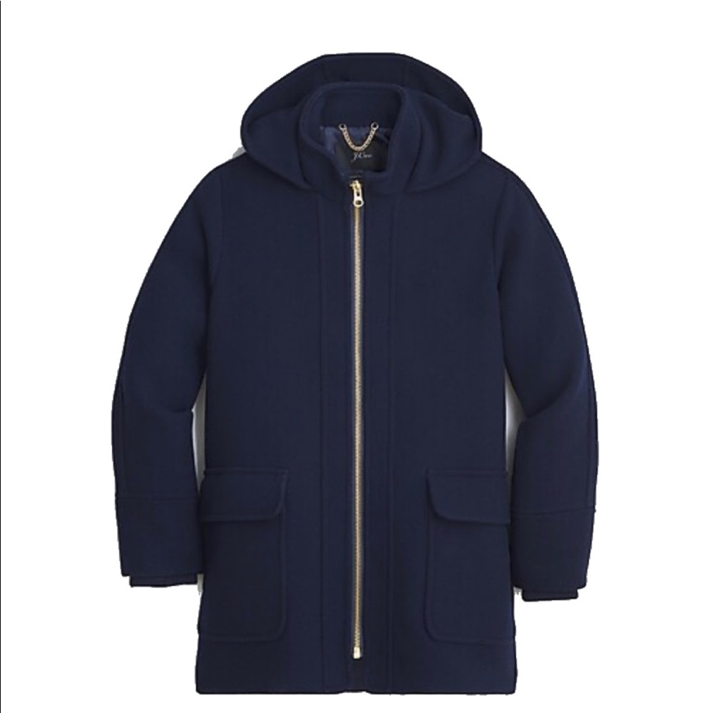 J Crew Swing Coat in Navy